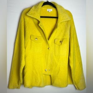 ♦️ Bucket List COZY Size Large 100% Nylon Heavy Snap Up Shacket